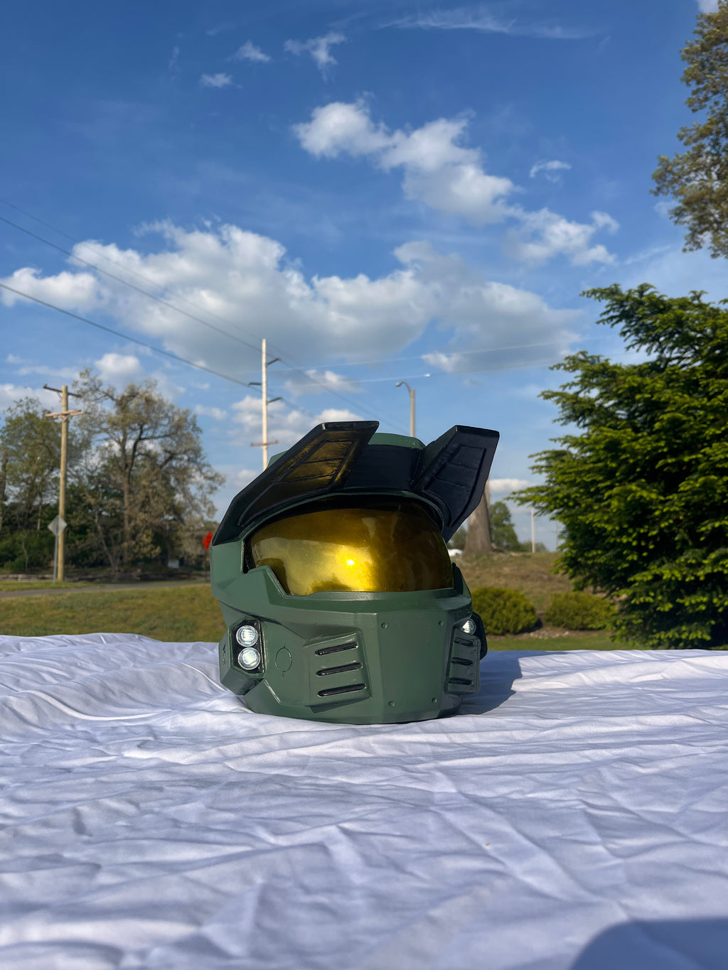 Mjolnir Mark V Helmet - Halo Combat Evolved